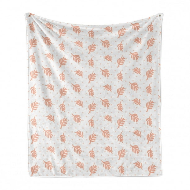 Monochrome Pastel Tropical Pattern of Exotic Branches on Polka Dots Print Ambesonne Blush Pink Soft Flannel Fleece Throw Blanket Cozy Plush for Indoor and Outdoor Use 70 x 90 Blush and White Monochrome Pastel Tropical Pattern of Exotic Branches on Polka Dots Print Ambesonne Blush Pink Soft Flannel Fleece Throw Blanket Cozy Plush for Indoor and Outdoor Use 70 x 90 Blush and White